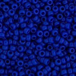 Miyuki seed bead, kobalt blau, Gr&ouml;&szlig;e #11, 2x1,5 mm, ca. 1200 stk.