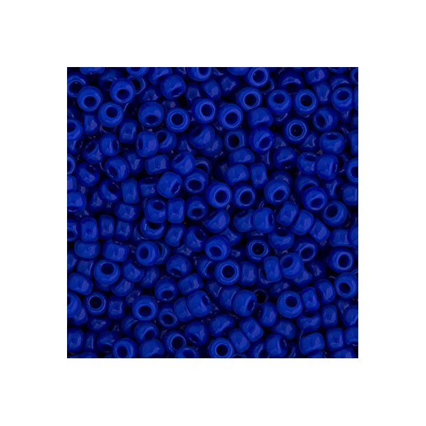 Miyuki seed bead, kobolt bl&aring;, st&oslash;rrelse #15, 1,5x1 mm, ca. 5500 stk.