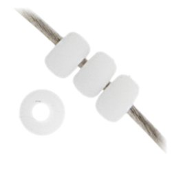 Miyuki seed bead, matt wei&szlig;, Gr&ouml;&szlig;e #15, 1,5x1 mm, ca. 3000 stk