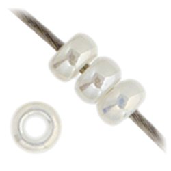 Miyuki seed bead, perlmutt, Gr&ouml;&szlig;e #11, 2x1,5 mm, ca. 1200 Stk.