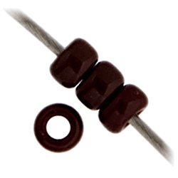 Miyuki seed bead, schokoladenbraun, Gr&ouml;&szlig;e #15, 1,5x1 mm, ca. 3000 Stk.