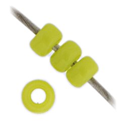 Miyuki seed bead, hellgr&uuml;n, Gr&ouml;&szlig;e #11, 2x1,5 mm, ca. 1200 Stk.