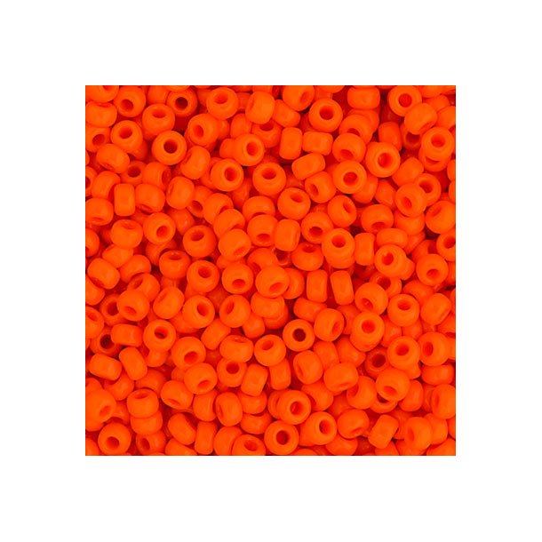 Miyuki seed bead, stark orange, Gr&ouml;&szlig;e #15, 1,5x1 mm, ca. 5500 stk.