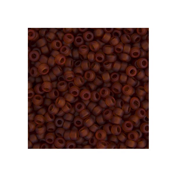 Miyuki seed bead, dark topaz, size #15 1,5x1 mm, ca. 3000 pcs.