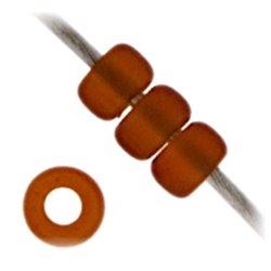 Miyuki seed bead, dunkelbraun, Gr&ouml;&szlig;e #15 1,5x1 mm, ca. 3000 Stk.