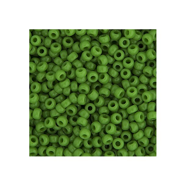 Miyuki seed bead, gr&oslash;n, st&oslash;rrelse #15, 1,5x1 mm, ca. 5500 stk