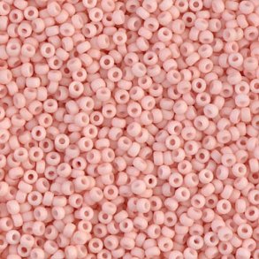 Miyuki seed bead, #11, hellrosa, matt, opak, 2x1,5 mm, 12g, 1200 Stk.