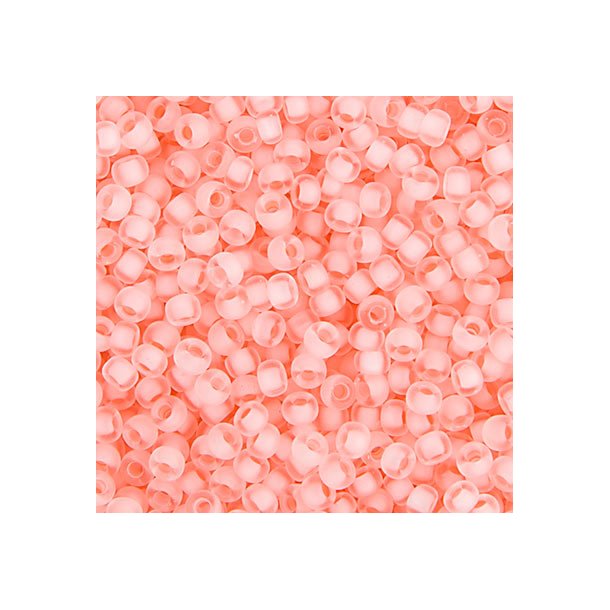 Miyuki seed bead, baby pink, strrelse #11, 2x1,5mm, 2250 stk