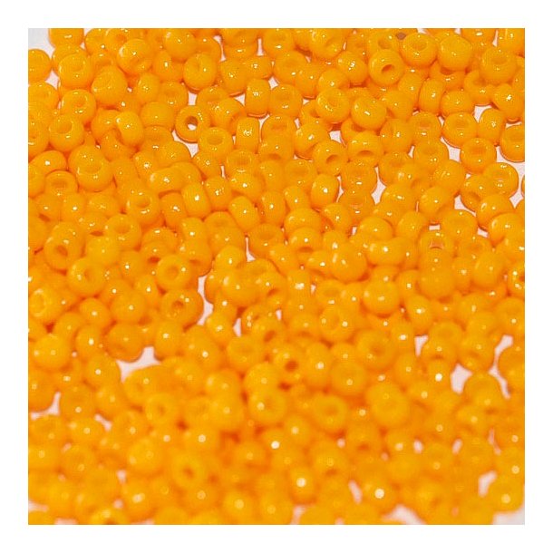 Miyuki seed bead, #11, Squash-orange, 2x1,5 mm, 22g, ca. 2250 stk