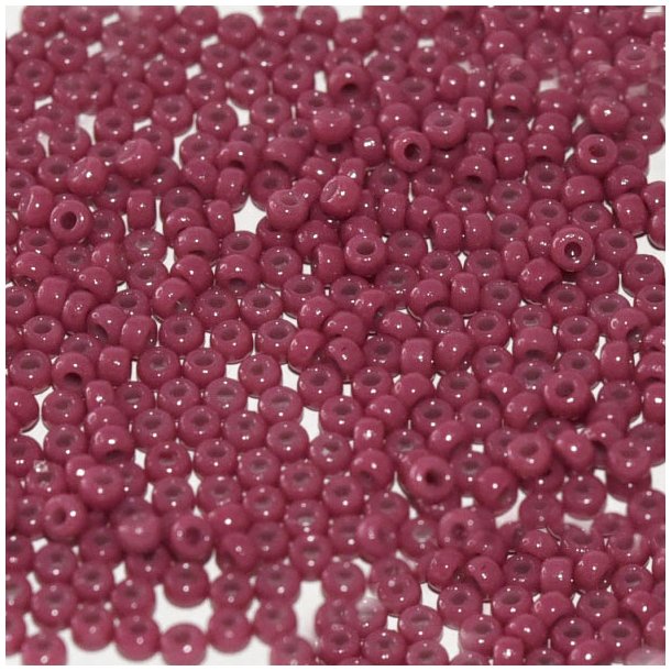 Miyuki seed bead, red violet, Opaque, size #11, 2x1,5 mm, 12g, 1200 pcs