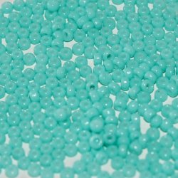 Miyuki seed bead, #11, t&uuml;rkis, opak, Duracoat, 2x1,5 mm, 12g, 1200 stk