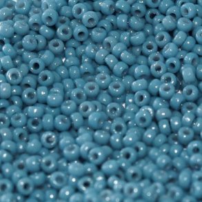 Miyuki seed bead, #11, bayberry blue, opaque, Duracoat, 2x1,5 mm, 12g, 1200pcs