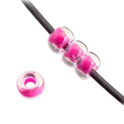 Miyuki seed bead, neonpink, Gr&ouml;&szlig;e #11, 2x1,5 mm, 1200 stk