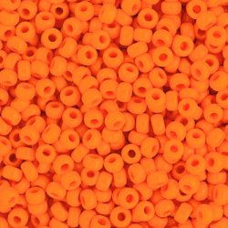 Miyuki seed bead, orange, Gre #15, 1,5x1 mm, ca. 3000 stk