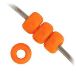 Miyuki seed bead, orange, Gre #15, 1,5x1 mm, ca. 3000 stk