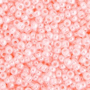 Miyuki seed bead, light crystal pink, size #15, 1,5x1 mm, 12gr. ca. 3000 pcs