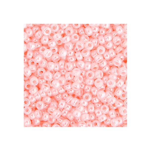 Miyuki seed bead, light crystal pink, size #15, 1,5x1 mm, ca. 3000 pcs