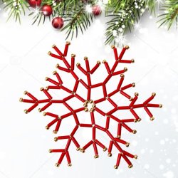 Miyuki, Bugle Beads, Rohrperle, Glas, opak, perlwei, 6x1,7 mm, Loch 0,8 mm, 400 Stk.