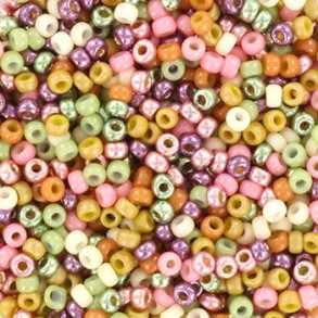 Miyuki seed bead, Magic Earth, mix138, 8-Farben-Mix, #11, 2x1,5 mm, 12gr