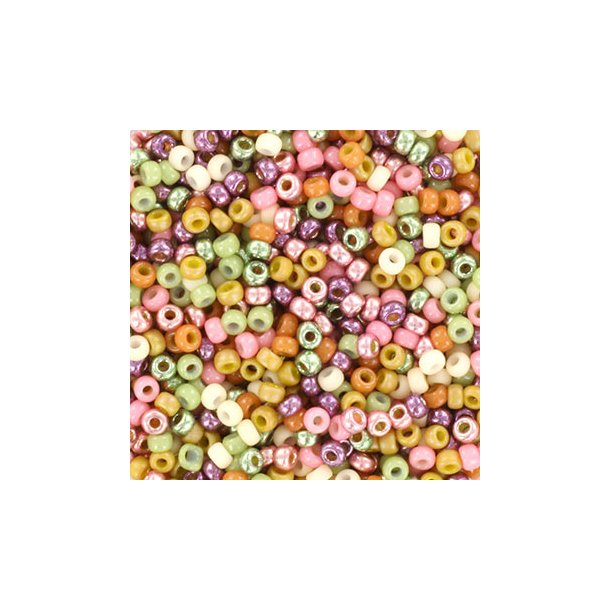 Miyuki seed bead, Magic Earth, mix138, 5-colour mix, size #11, 2x1,5 mm,, 12gr. 1200 pcs