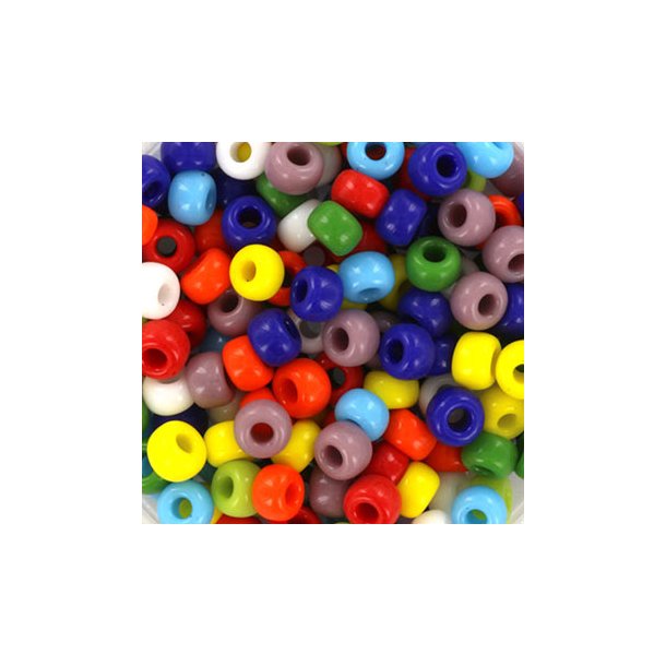 Miyuki seed bead #6, mix91, happy colors, 9-colors, 12g  
