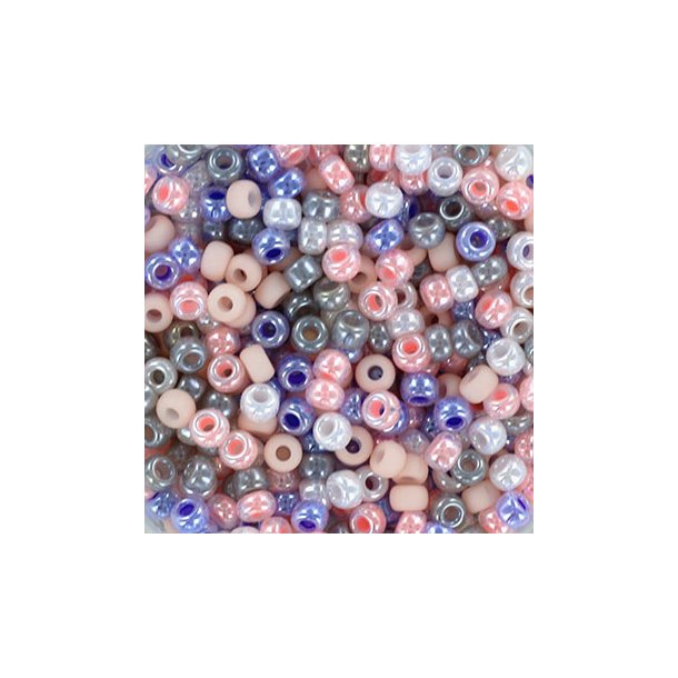 Miyuki seed bead, Moon shine, mix97, 5-colour mix, #8, 3,1x2,1 mm, 12gr. 450pcs