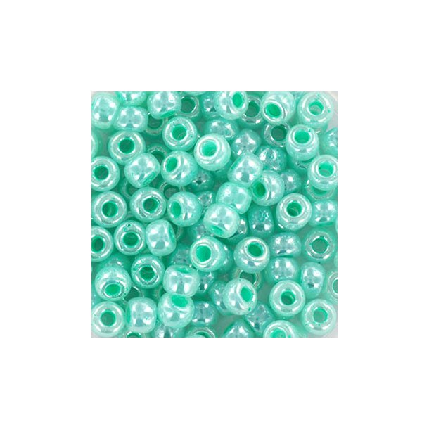 Miyuki seed bead #6, ceylon aque green, 4,5x3 mm, ca. 150 pcs. 12g, 
