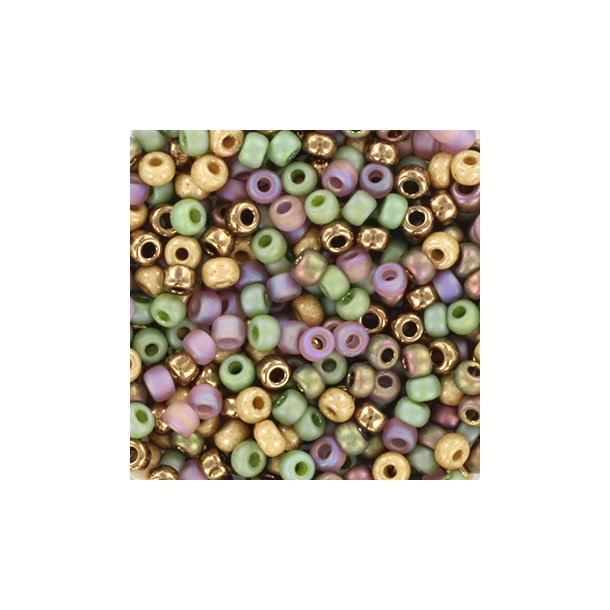 Miyuki seed bead, Singing nature, mix112, 5-colour mix, #8, 3,1x2,1 mm, 12gr. 450pcs