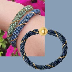 Jewellery kits, materials, instructions and more for Peyote-stitch bracelets