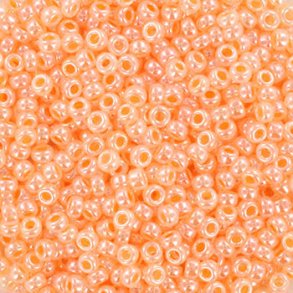 Miyuki seed bead, ceylon tea rose, size #11, 2x1,5 mm, 12g, 1200 pcs