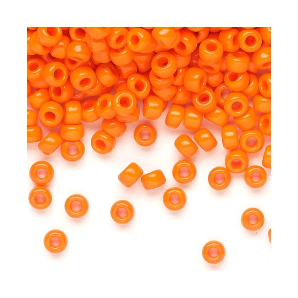 Miyuki seed bead #6, orange, 4,5x3 mm, ca. 150 pcs. 12g, 