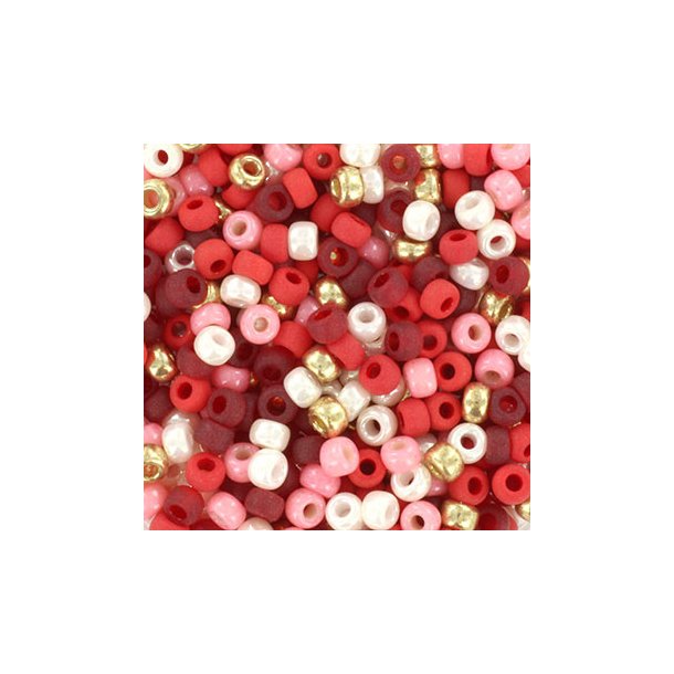 Miyuki Seed Beads, Love sprinkles, Mix125, 5-farben mix, #8, 3,1x2,1 mm, 12gr. 450 Stk