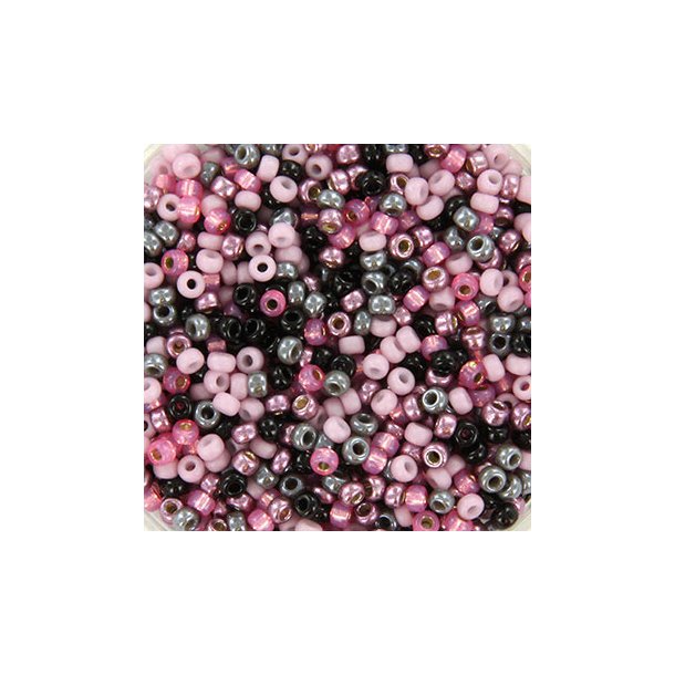 Miyuki seed bead, Pink candyr, mix84, 5-Farben-Mix, #11, 2x1,5 mm, 12gr