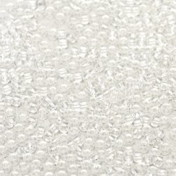 Miyuki seed bead, Kristall, klar, Gr&ouml;&szlig;e #11, 2x1,5 mm, ca. 1200 stk.