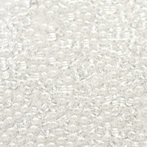 Miyuki seed bead, Kristall, klar, Größe #11, 2x1,5 mm, ca. 1200 stk.