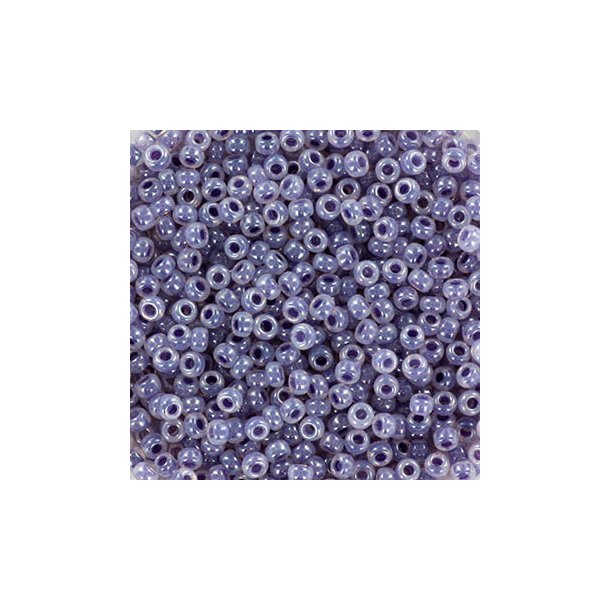 Miyuki seed bead, purple ceylon, size #11, 2x1,5 mm, 1200 pcs