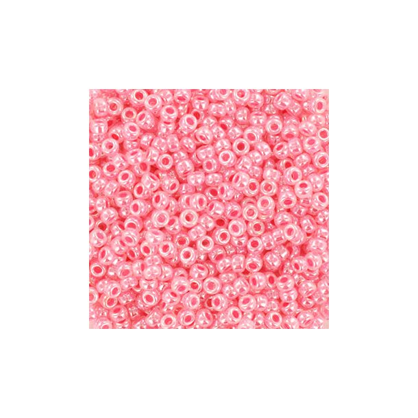Miyuki seed bead, #11, ceylon carnation pink, 2x1.5 mm, 12 gr. 1200pcs