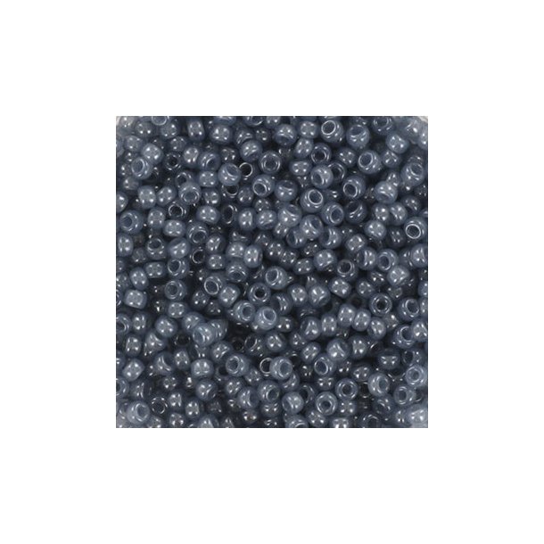 Miyuki seed bead, slate grey, ceylon, size #11, 2x1,5 mm, 1200pcs