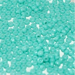  3000 Pcs Hole Green Seed Beads,12/0 Glass Seed Beads