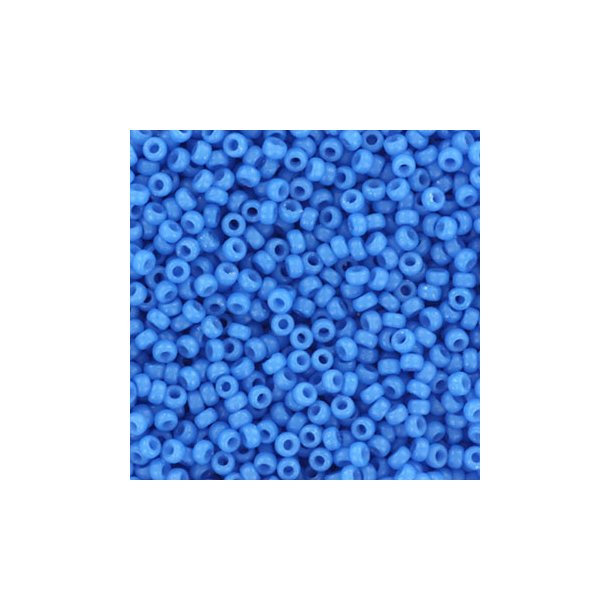 Miyuki seed bead, delphinium blue, Duracoat, size #15, 1,5x1 mm, ca. 3000 stk.