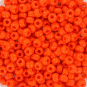 Miyuki, Seed bead,  orange #8, 3x1,8 mm, ca. 480 Stk., 12 gram