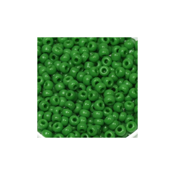 Miyuki seed bead, #6, dark green, 4.5x3 mm, approx. 150 pcs. 12g