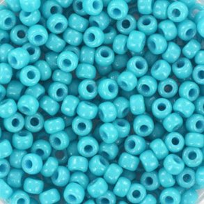 Miyuki seed bead, dark turquoise #8, 3x1.8mm, ca. 480pcs. 12 gram