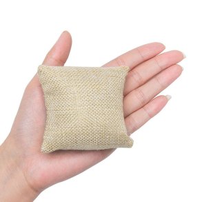 Schmuckkissen f�r Armb�nder und Uhren, helles Khaki, 7,8x7x4,65 cm, 1 St�ck