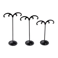 3 stk., Schmuckst&auml;nder, klein, elegant, schwarz