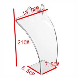Schmuckbste fr Halskette, schwarzer Kunststoff, 21x13,5 cm, 1 Stck