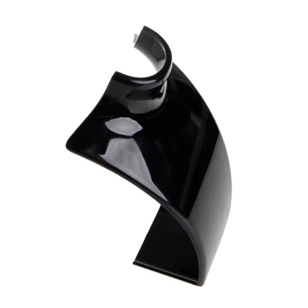 Jewelry display bust for necklace, black plastic, 25x18x15 cm, 1 piece