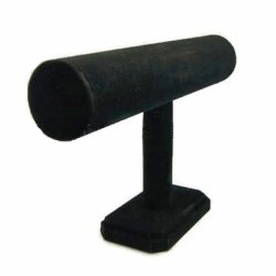 Armbandstnder, schwarz, Samt, 25x16x5 cm, 1 Stk.