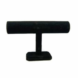 Armbandstnder, schwarz, Samt, 25x16x5 cm, 1 Stk.