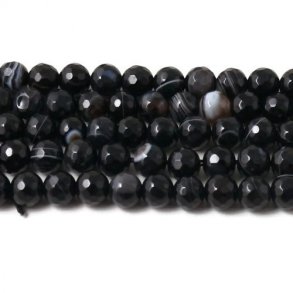 Madagaskar-Achat, facettiert, 10 mm, 6 Stk.